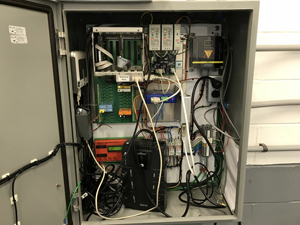 Internal view of the SCADAmetrics control panel
